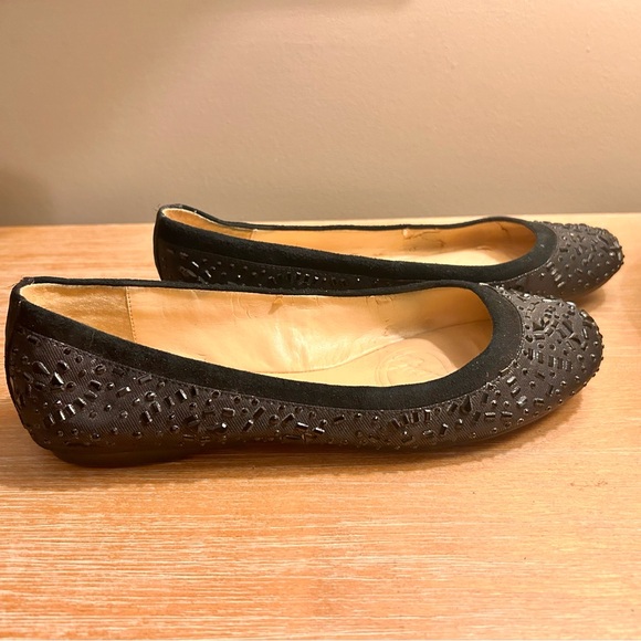 Gianni Bini Black Rhinestone Ballet Flats- size 8M - Picture 5 of 7